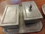 Pewter tobacco service 1920 