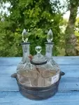 Art Deco oil and vinegar cruet set