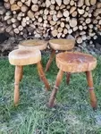 Set of four mid century stools