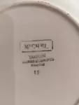 Set of four Sarreguemines plates