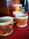 Set of four vintage mug