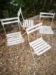 Set of garden chairs