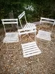 Set of garden chairs