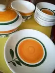 Set of Gien plates