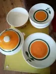 Set of Gien plates