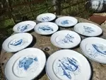 Set of Moulin des loups plates