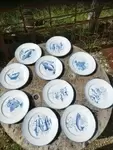 Set of Moulin des loups plates