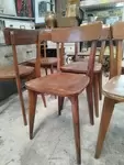 Set of six bistro chairs