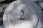 Set of six Saint Amand plates 