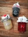 Set of three navigation lights