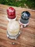 Set of three navigation lights