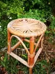 Set of two stools and a display