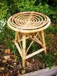 Set of two stools and a display