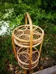 Set of two stools and a display