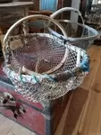 Shore fishing basket