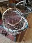 Shore fishing basket