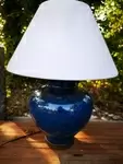 Signed ceramic lamp