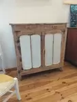 Small 1950s wooden sideboard, revamped 
