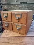 Small Bergeaud card loom cabinet