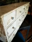 Small craft cabinet with drawers