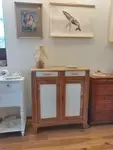Small, low, revamped sideboard