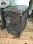 Small metal filing cabinet