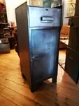 Small metal workshop cabinet