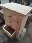 Small pine drawer unit