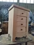 Small pine drawer unit