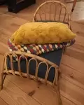 Small rattan children's bed