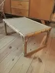 Small rattan side table