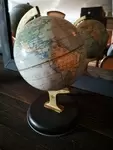 Small tin globe