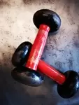 Small vintage dumbbells