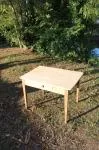 Small wooden table, 20th century