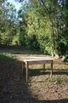 Small wooden table, 20th century