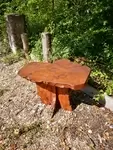 Solid elm coffee table