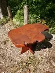 Solid elm coffee table