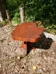 Solid elm coffee table