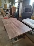 Solid oak farmhouse table