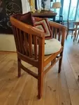 Solid wood armchair