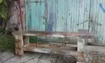 Solid wood carpenter workbench