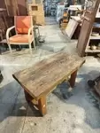 Solid wood coffee table