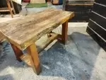 Solid wood coffee table