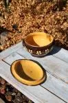 Glazed terracotta soup tureen
