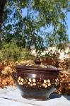 Glazed terracotta soup tureen