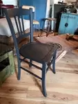 Stella chair painted in matt black