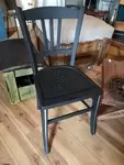 Stella chair painted in matt black