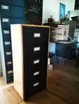 Storage box with 5 flaps