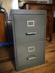 Strafor filing cabinet with two drawers