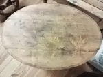 Marquetry tea table